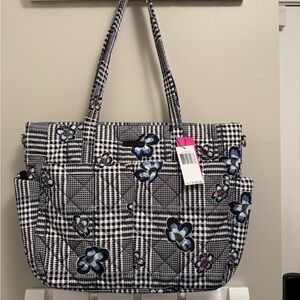 Vera Bradley Ultimate Baby Bag and RFID On The Go Wristlet in Bedford Plaid